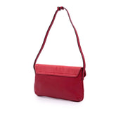 Suede and Leather Shoulder Bag